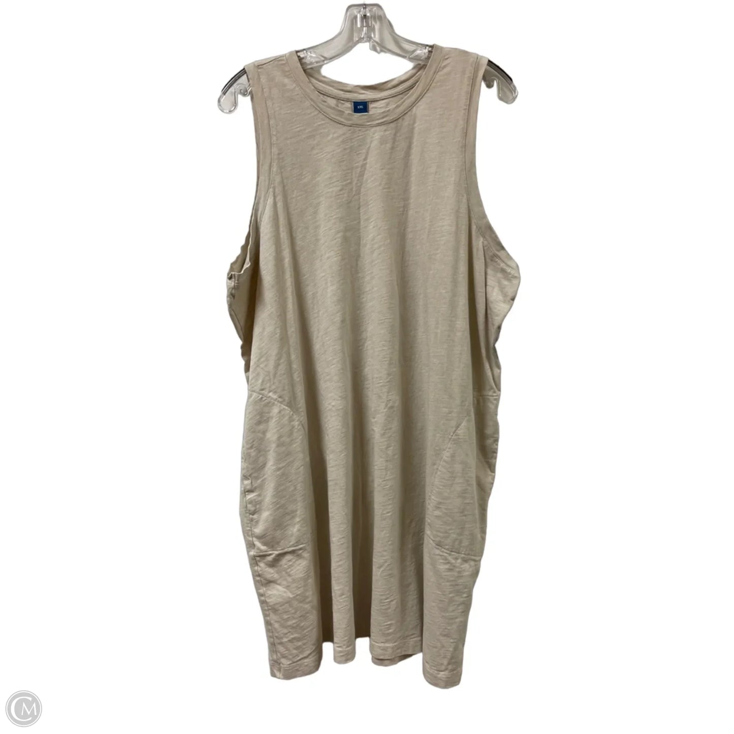 Dress Casual Midi By Old Navy In Cream, Size: 1x