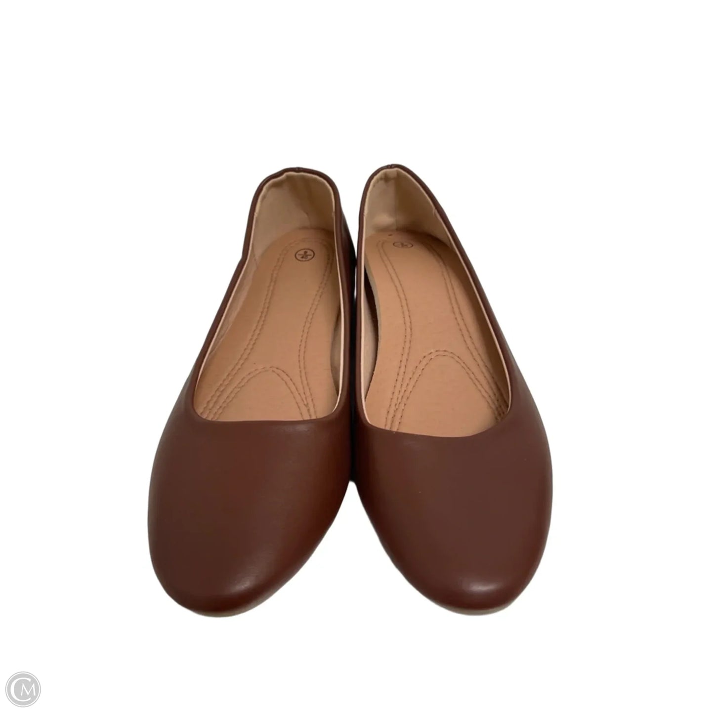 Shoes Flats By Clothes Mentor In Brown, Size: 9