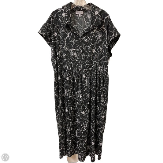 Dress Casual Maxi By Gilli In Black, Size: 2x