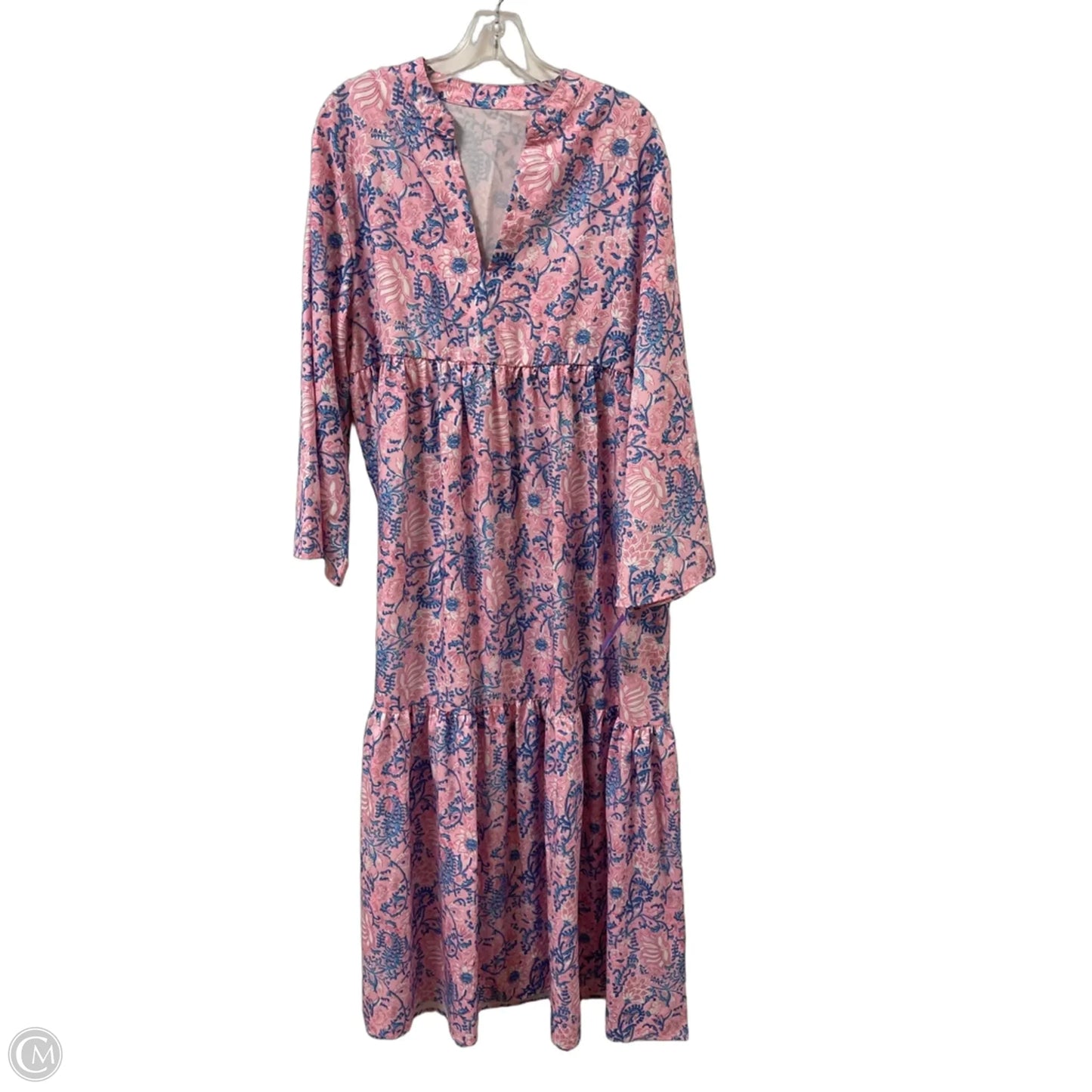 Dress Casual Maxi By Clothes Mentor In Pink, Size: 1x