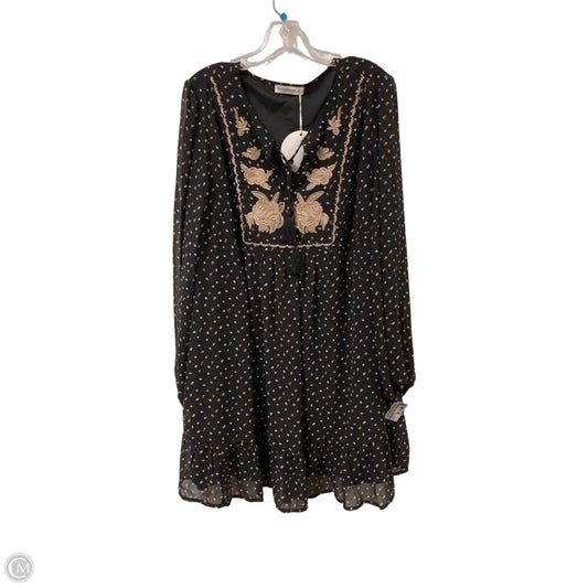 Dress Casual Midi By Rusttydustty In Bronze, Size: 2x