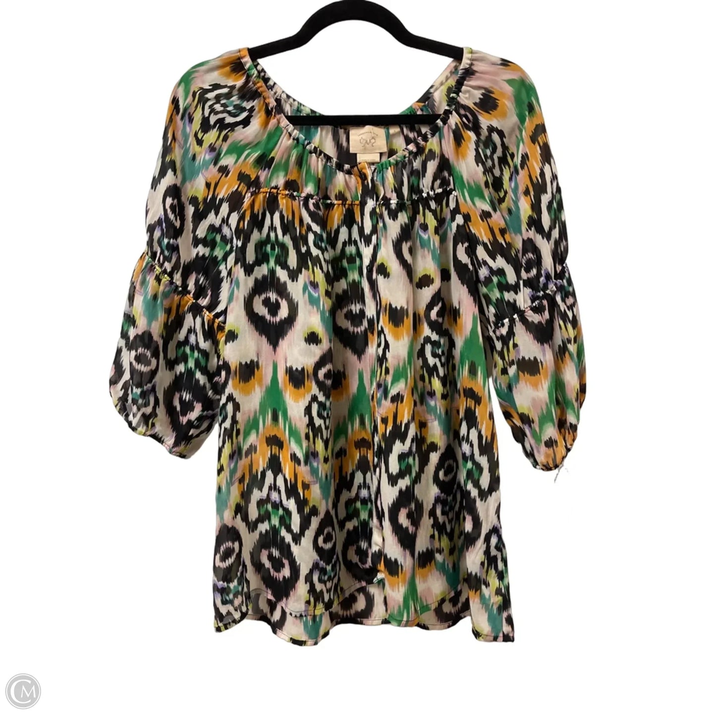 Top Short Sleeve By Clothes Mentor In Green, Size: S