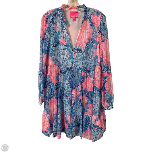 Dress Designer By Lilly Pulitzer In Blue, Size: L