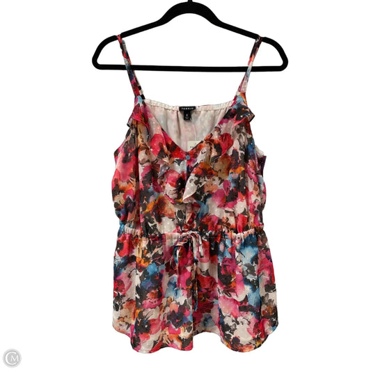 Top Sleeveless By Torrid In Multi-colored, Size: Xl
