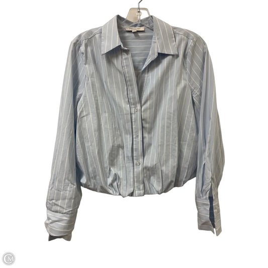 Blouse Long Sleeve By Francesca’s In Blue, Size: M