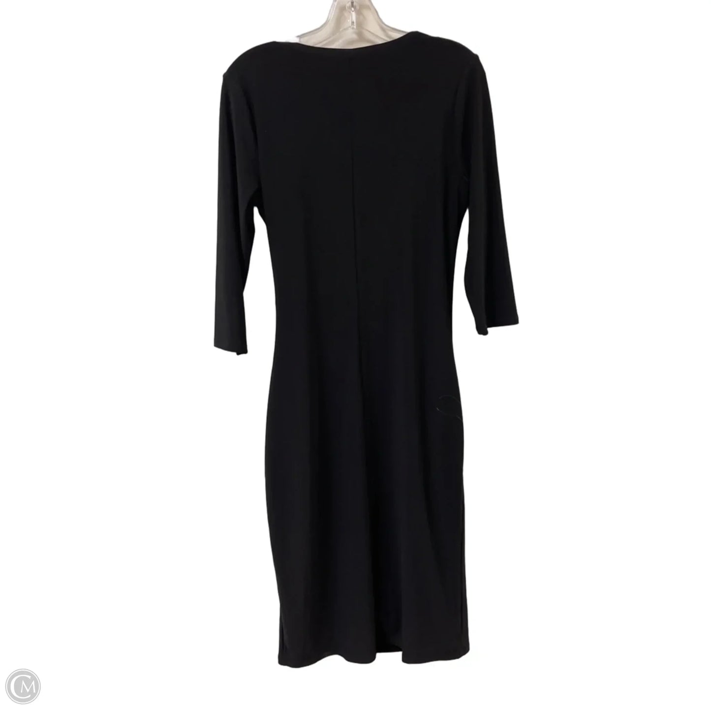 Dress Casual Midi By White House Black Market In Black, Size: M