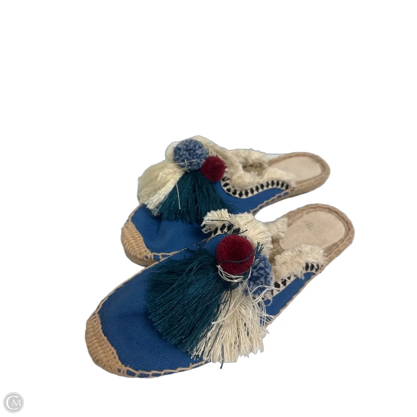 Shoes Flats By Clothes Mentor In Blue, Size: 9