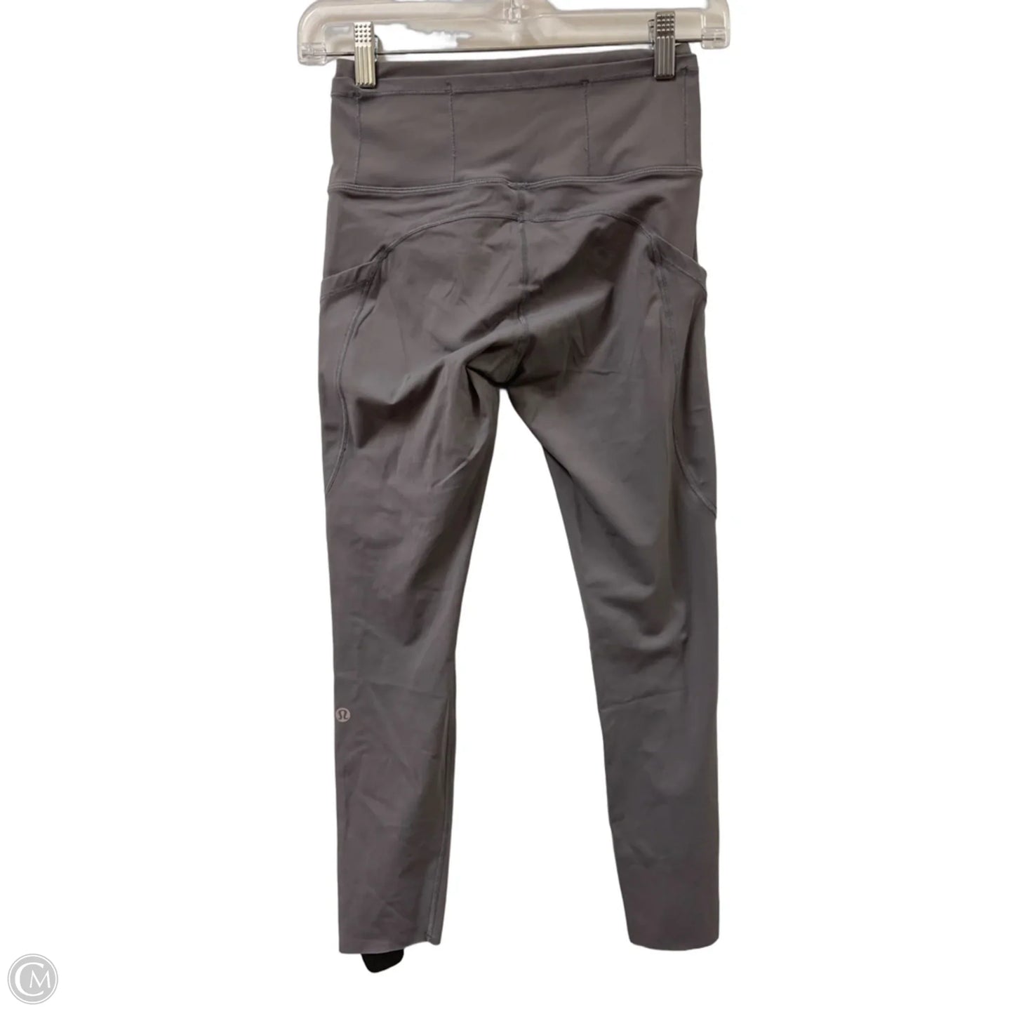 Athletic Leggings By Lululemon In Grey, Size: 4