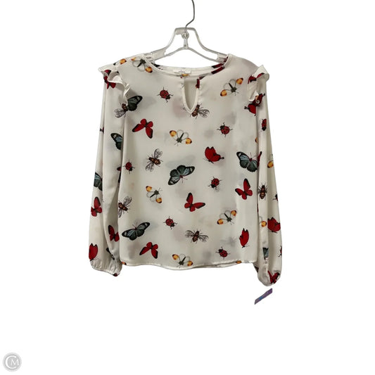 Top Long Sleeve By Milano In Multi-colored, Size: S