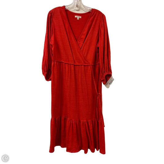 Dress Casual Maxi By Max Studio In Red, Size: L