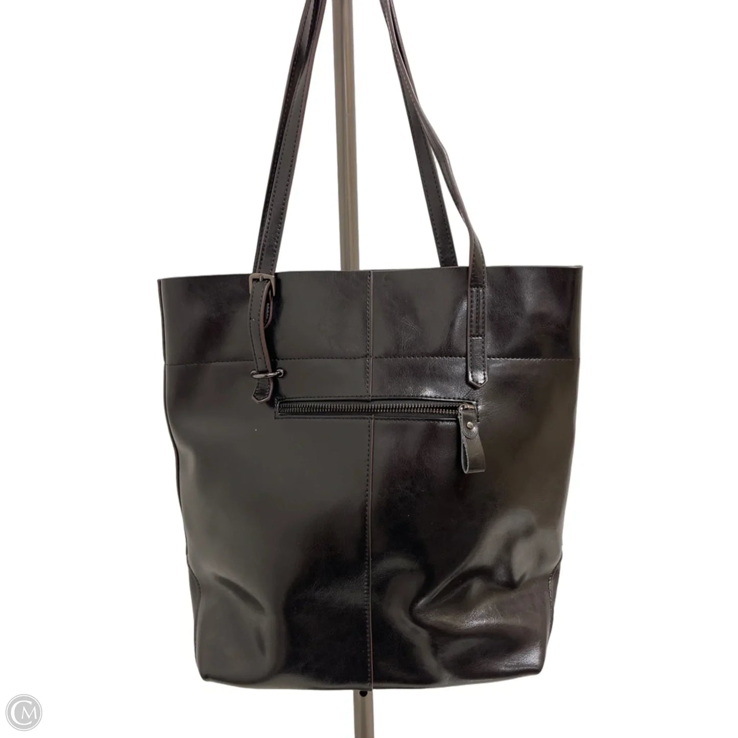 Handbag Leather By Cmc, Size: Large