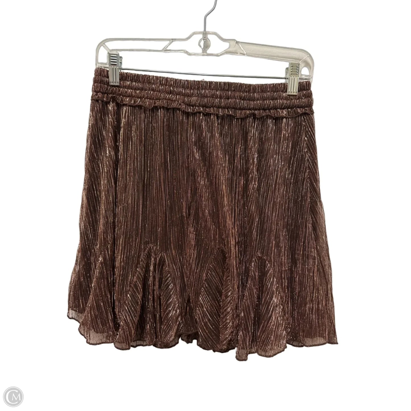 Skirt Mini & Short By Mi Ami In Bronze, Size: 8