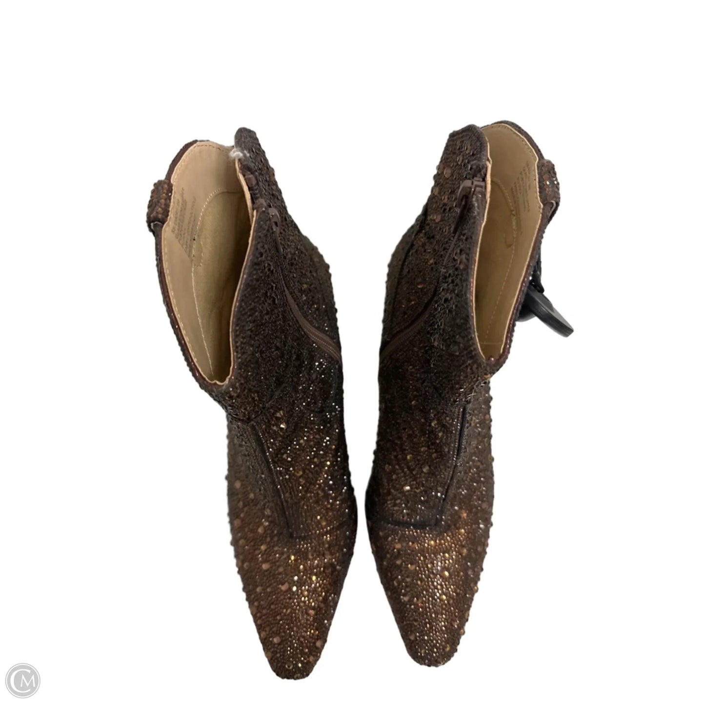 Boots Western By Betsey Johnson In Brown, Size: 9