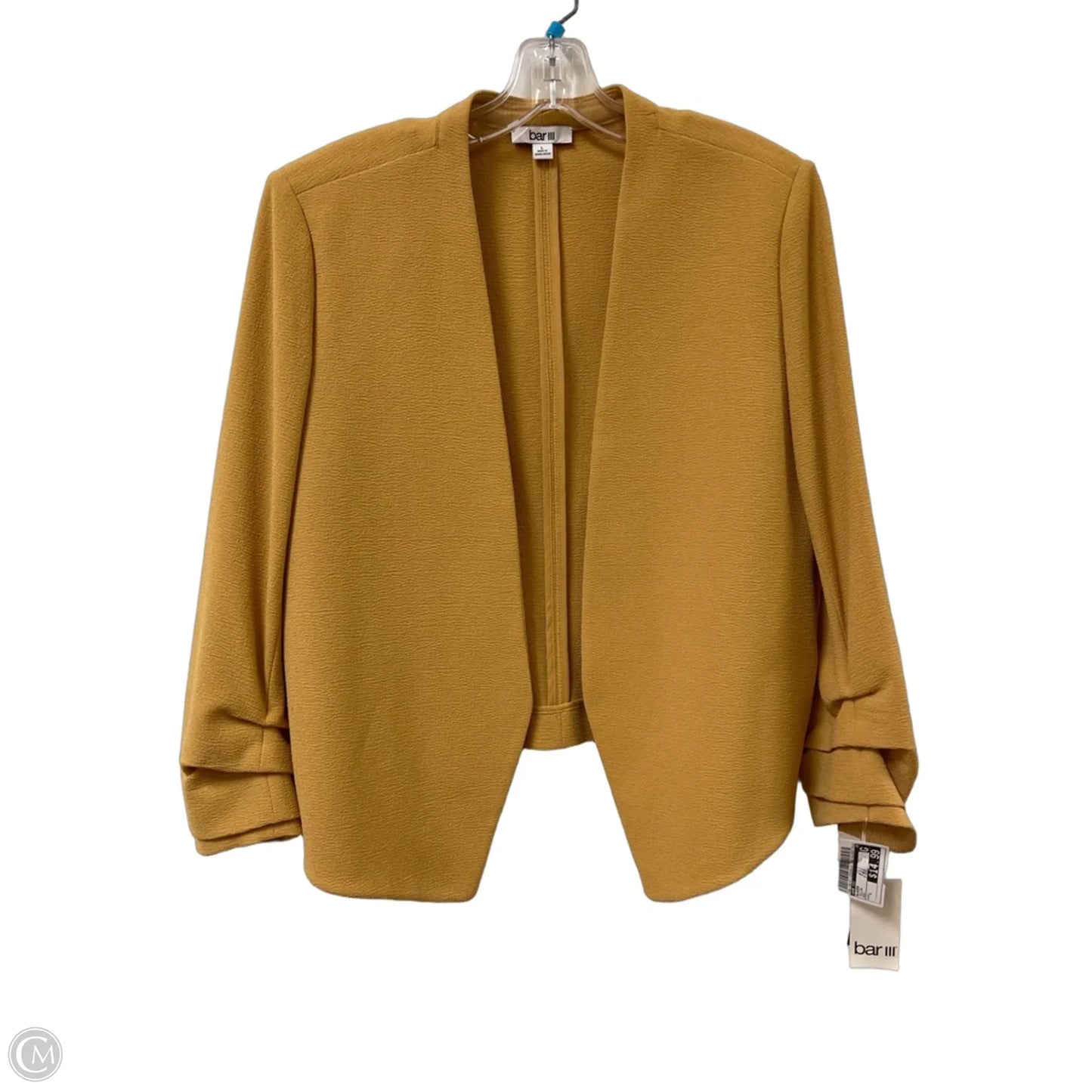 Blazer By Bar Iii In Yellow, Size: L