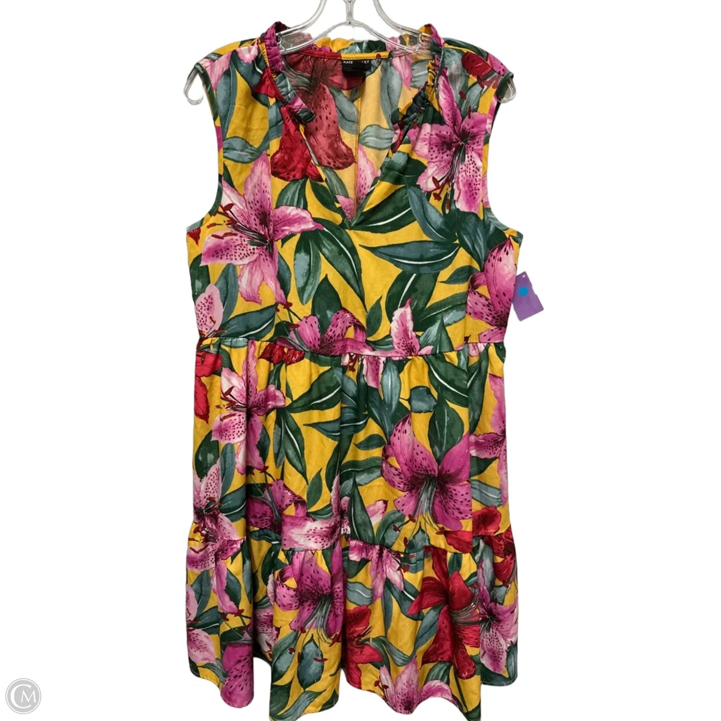 Dress Casual Midi By Kate And Lily In Floral Print, Size: L