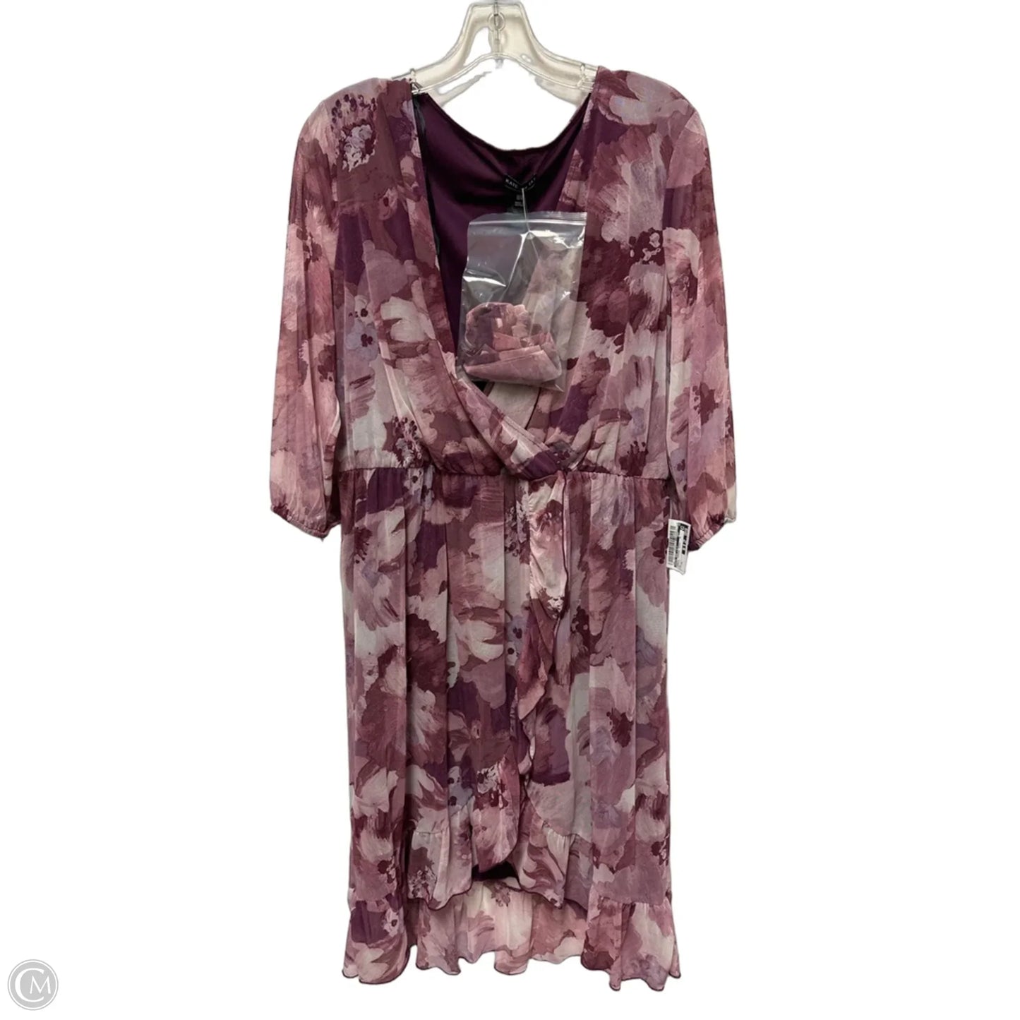 Dress Casual Midi By Kate And Lily In Purple, Size: Xl