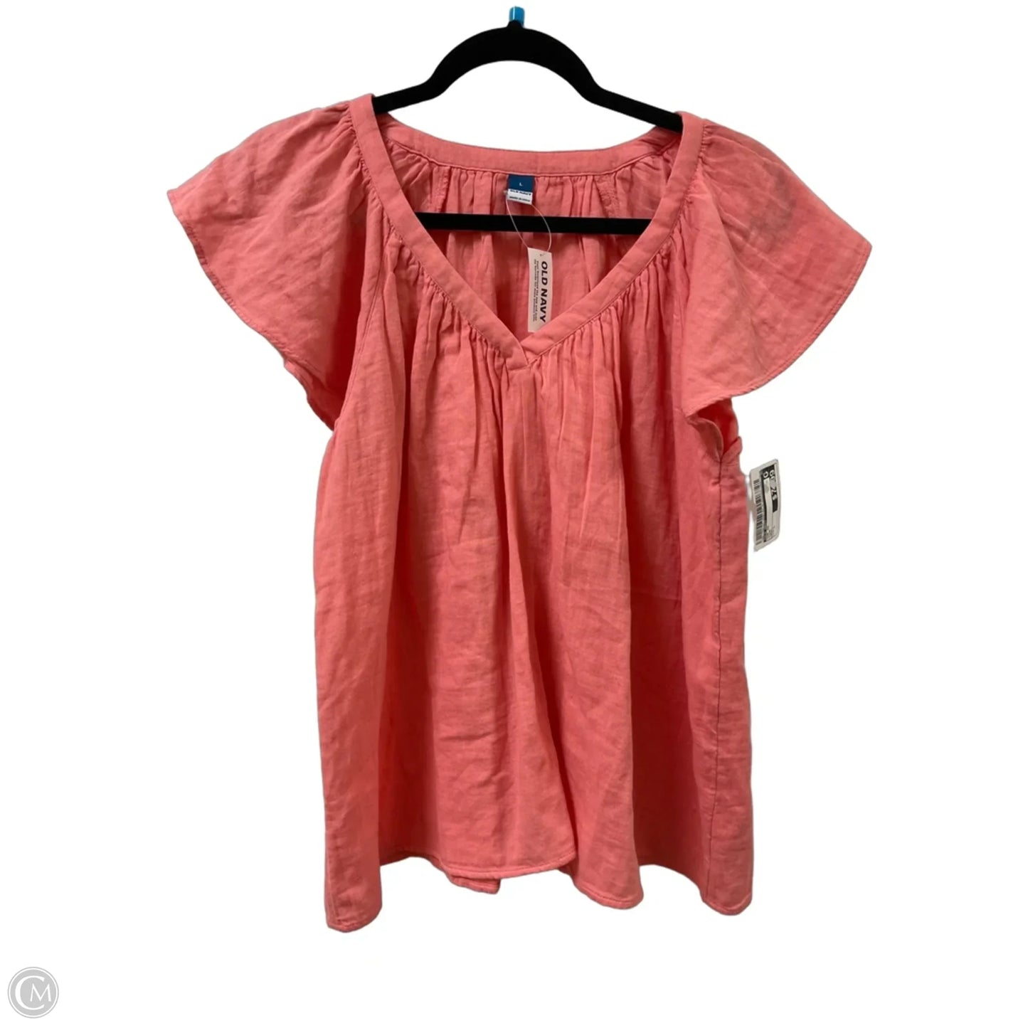Top Short Sleeve By Old Navy In Pink, Size: L