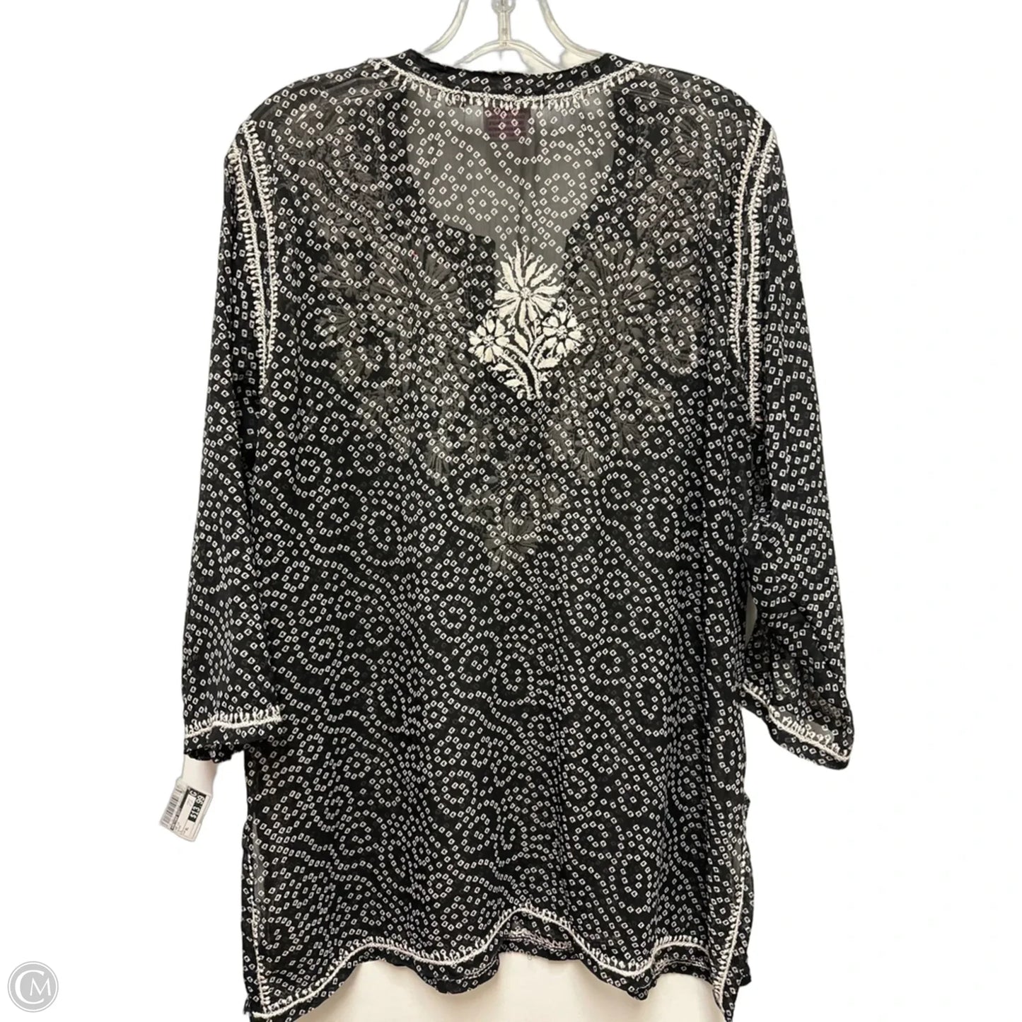 Top Long Sleeve By Gretchen Scott In Black, Size: Xl
