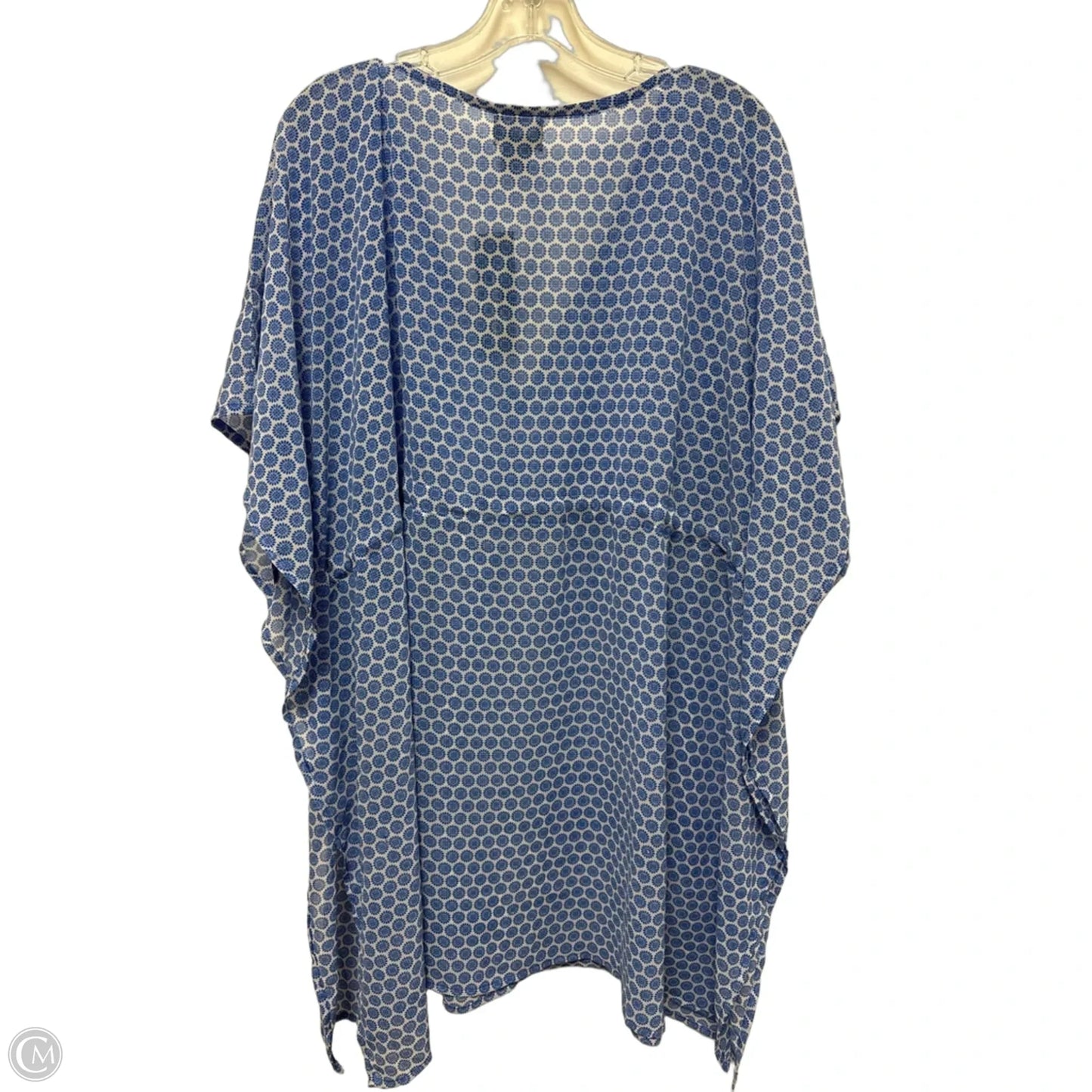 Swimwear Cover-up By Clothes Mentor In Blue, Size: Osfm