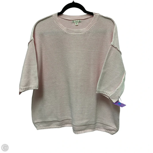 Sweater By Easel In Pink, Size: S