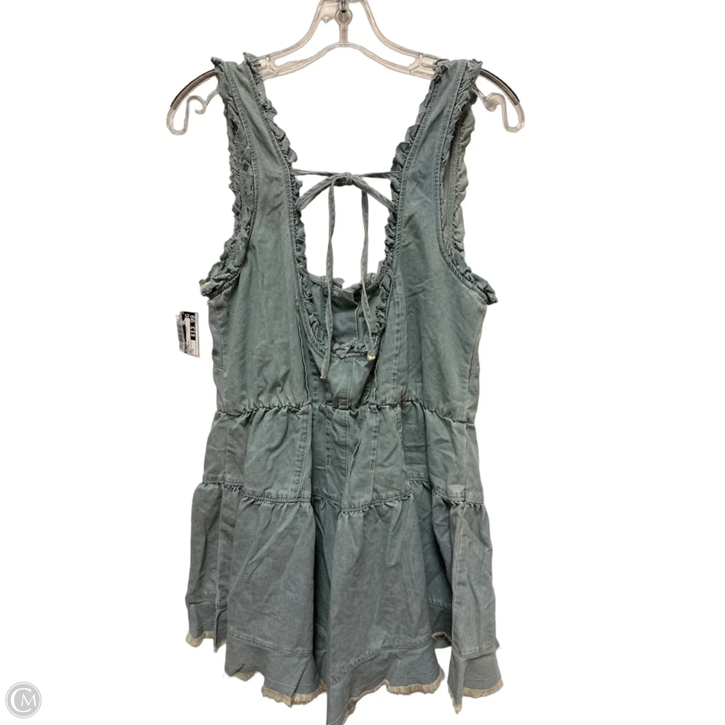 Romper By Ee Some In Blue Denim, Size: L