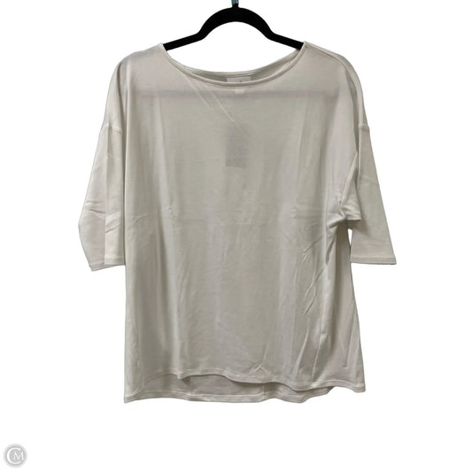 Top Short Sleeve By J. Jill In White, Size: S