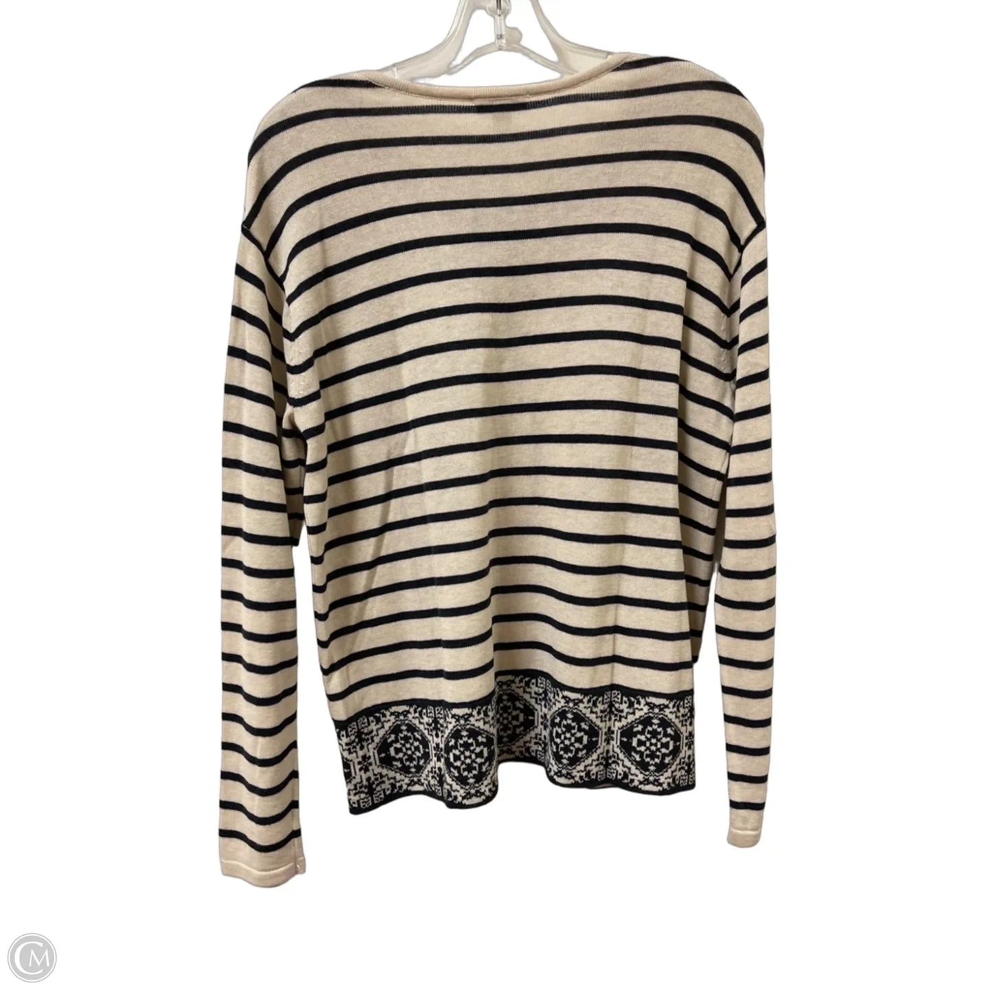 Top Long Sleeve By J. Jill In Cream, Size: S