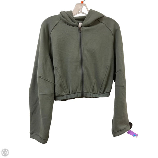 Athletic Jacket By Lululemon In Green, Size: 4