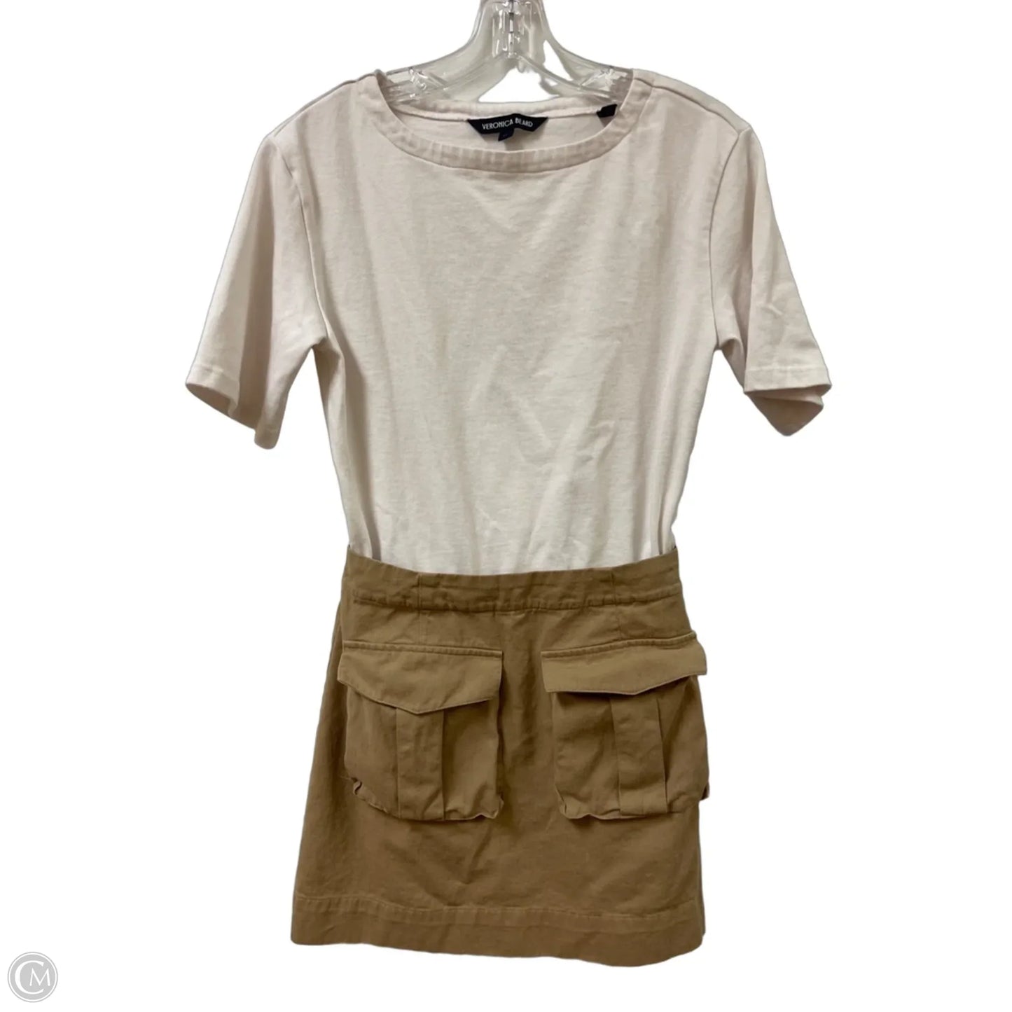 Dress Casual Midi By Veronica Beard In White, Size: Xs
