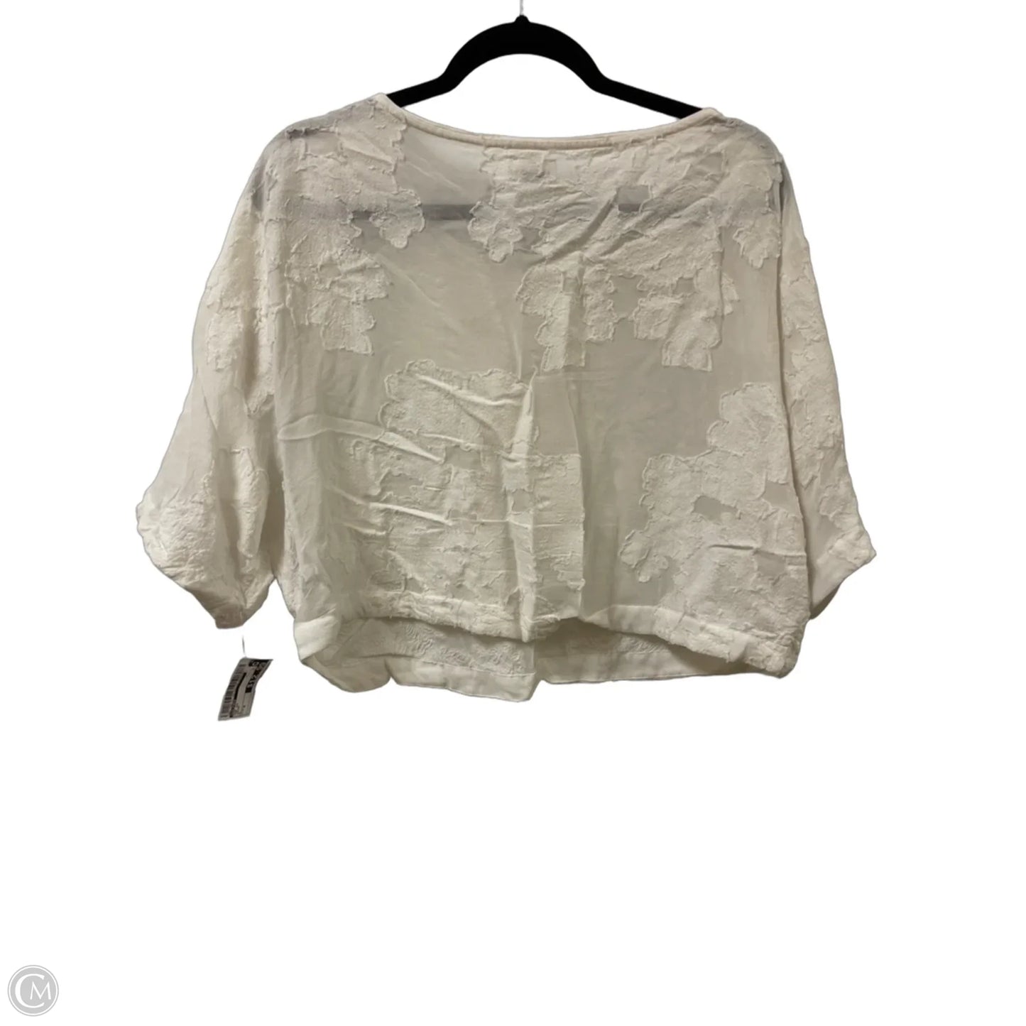 Top Short Sleeve By Wilfred In Cream, Size: M