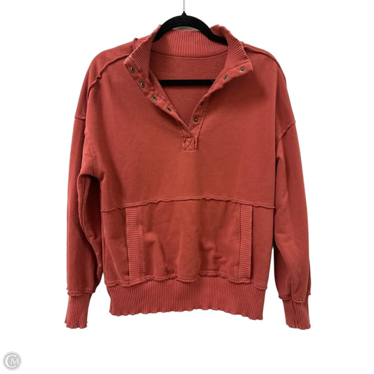 Sweater By Clothes Mentor In Orange, Size: S