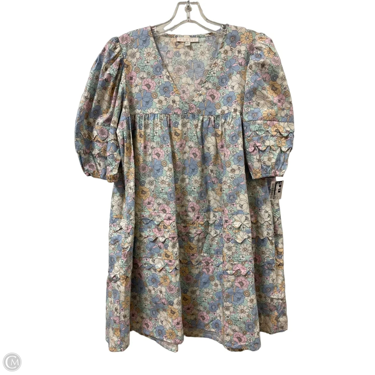 Dress Casual Midi By Karlie In Floral Print, Size: L