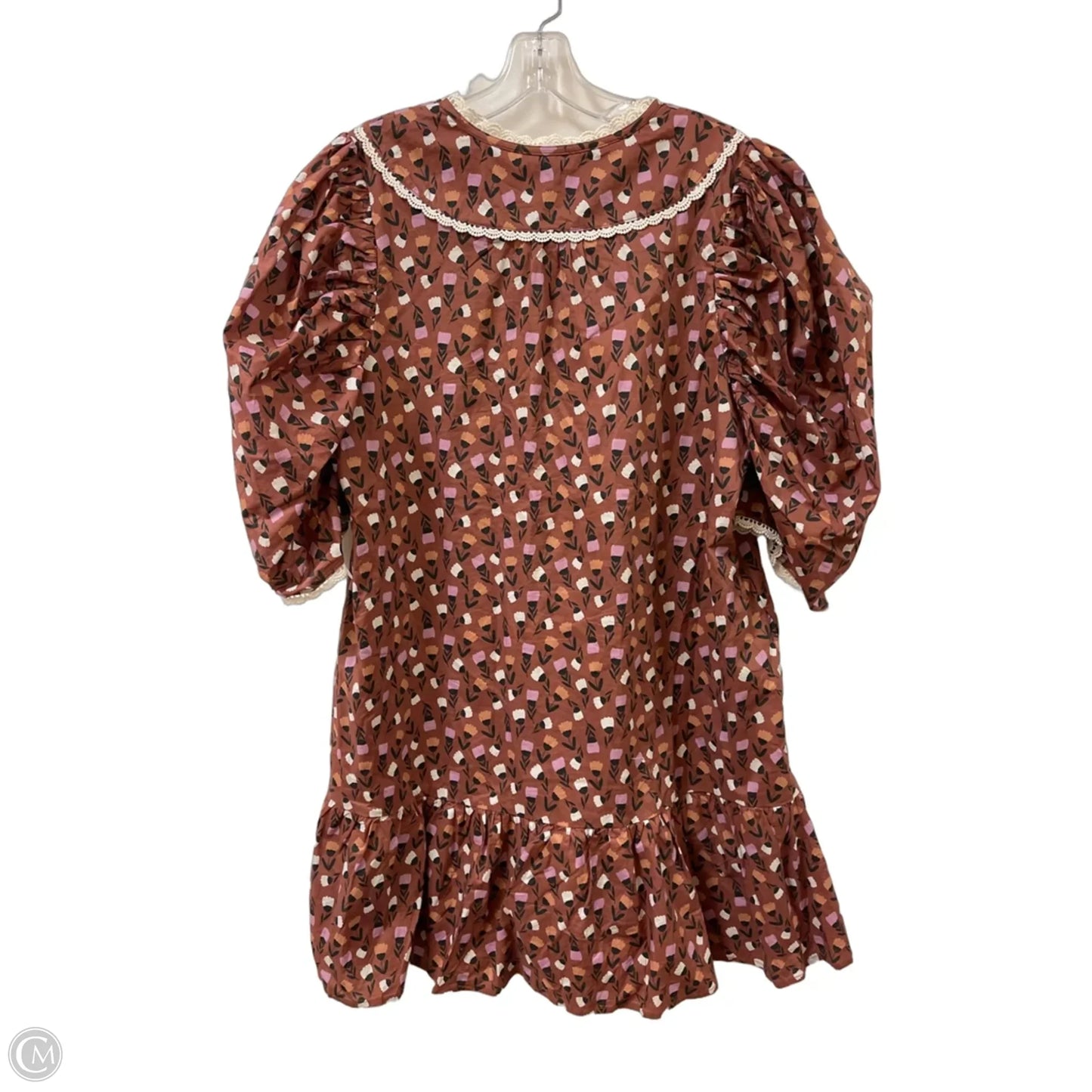 Dress Casual Midi By Entro In Brown, Size: L