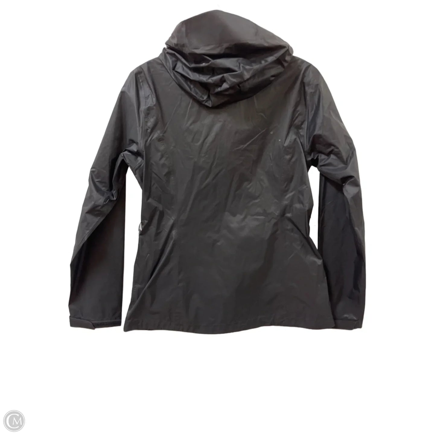 Jacket Windbreaker By Eddie Bauer In Black, Size: S