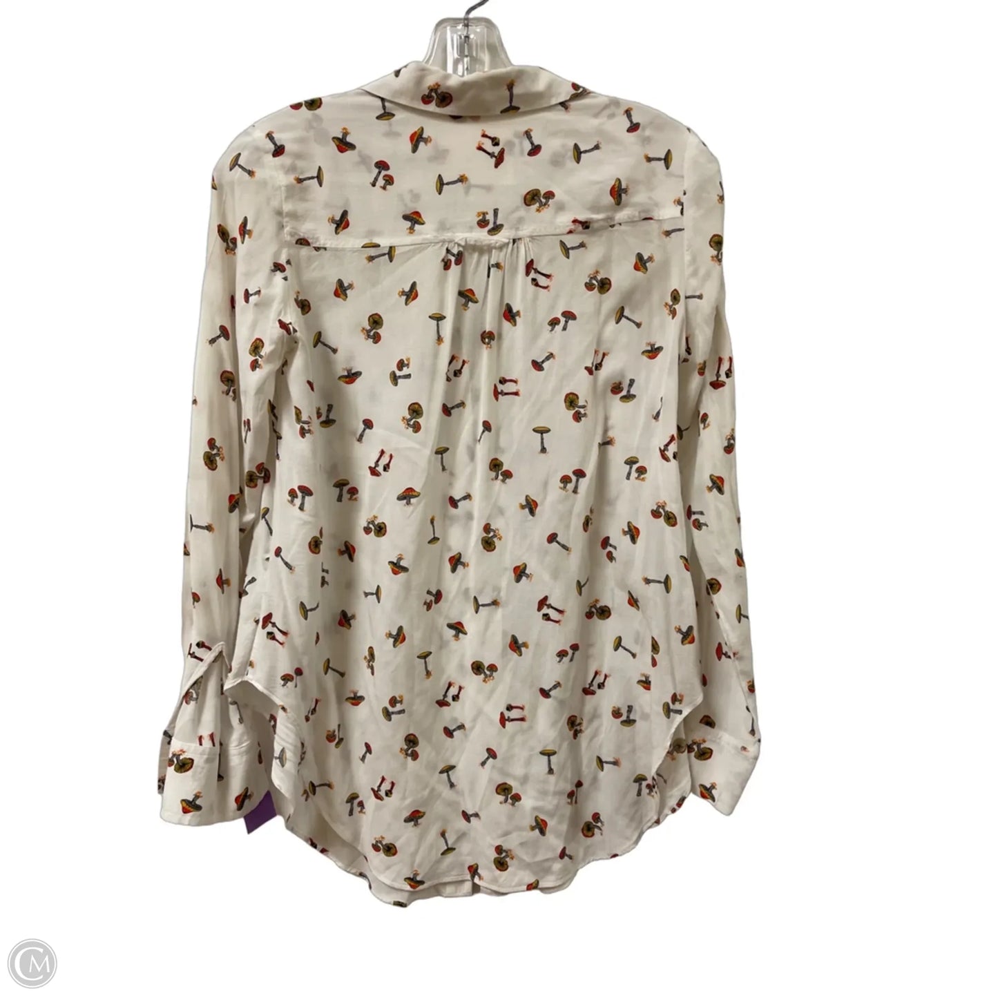 Blouse Long Sleeve By Maeve In White, Size: Xs