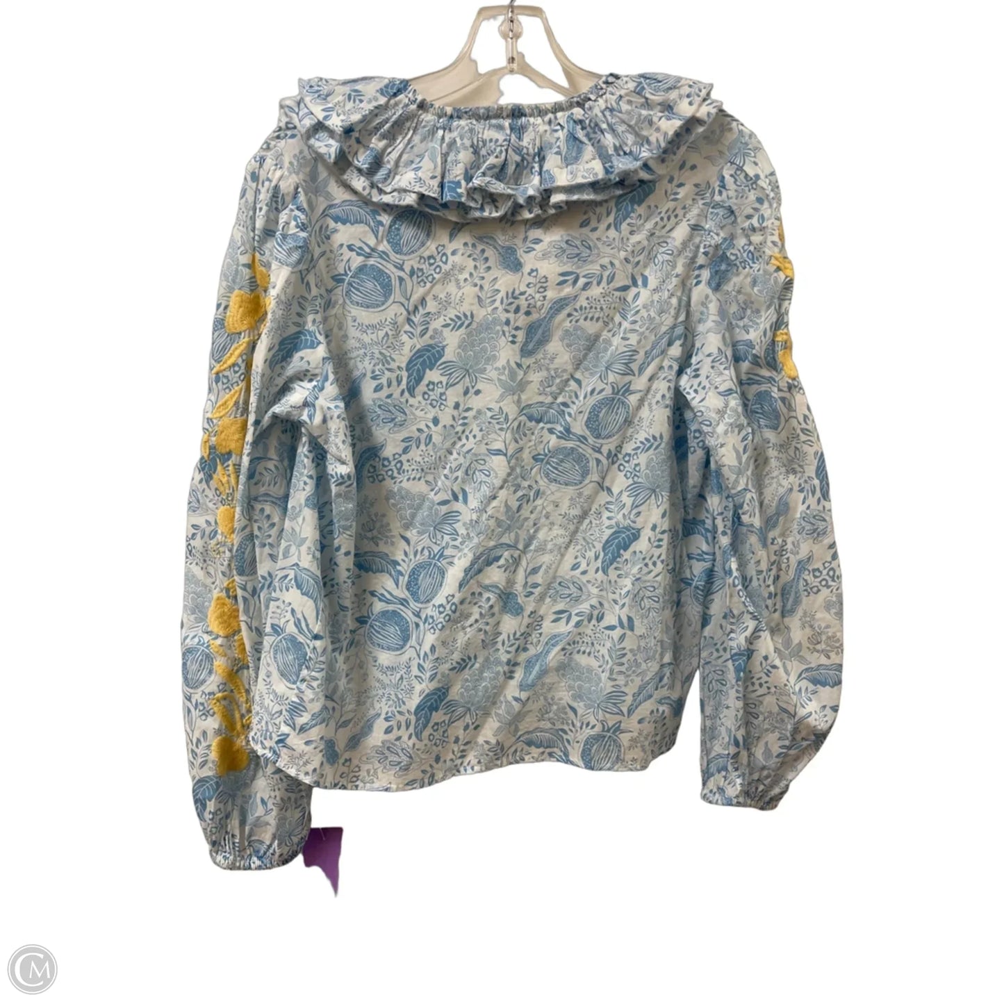 Top Long Sleeve By Clothes Mentor In Blue, Size: S