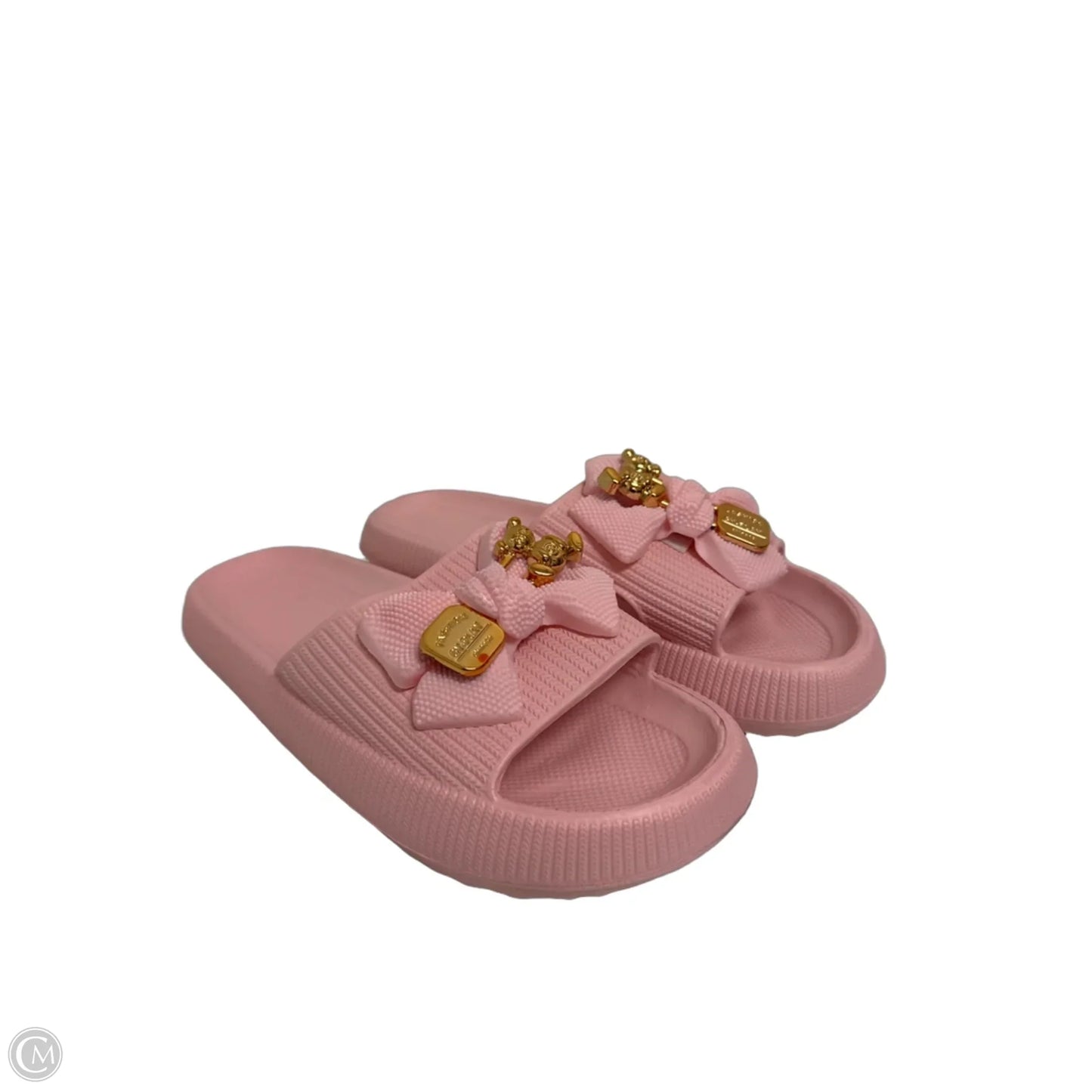Sandals Flats By Clothes Mentor In Pink, Size: 9.5