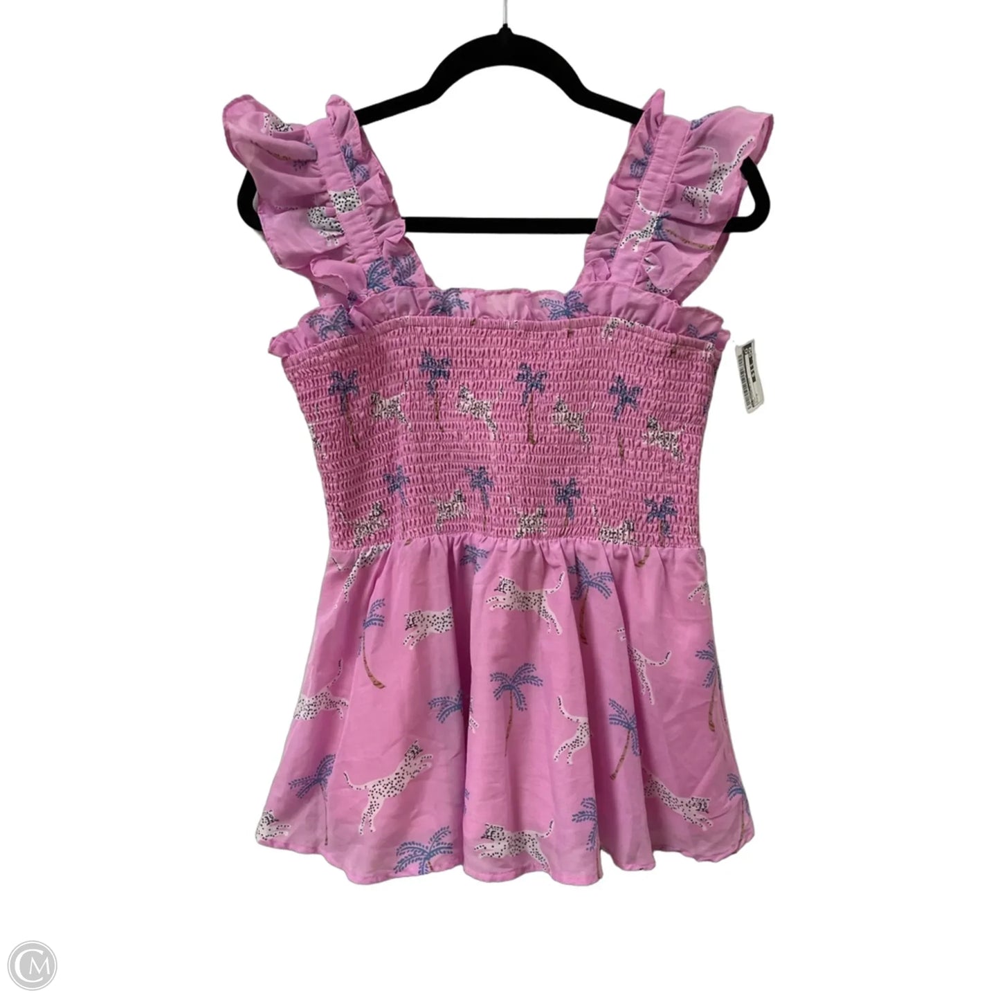 Top Sleeveless By J.marie In Pink, Size: M