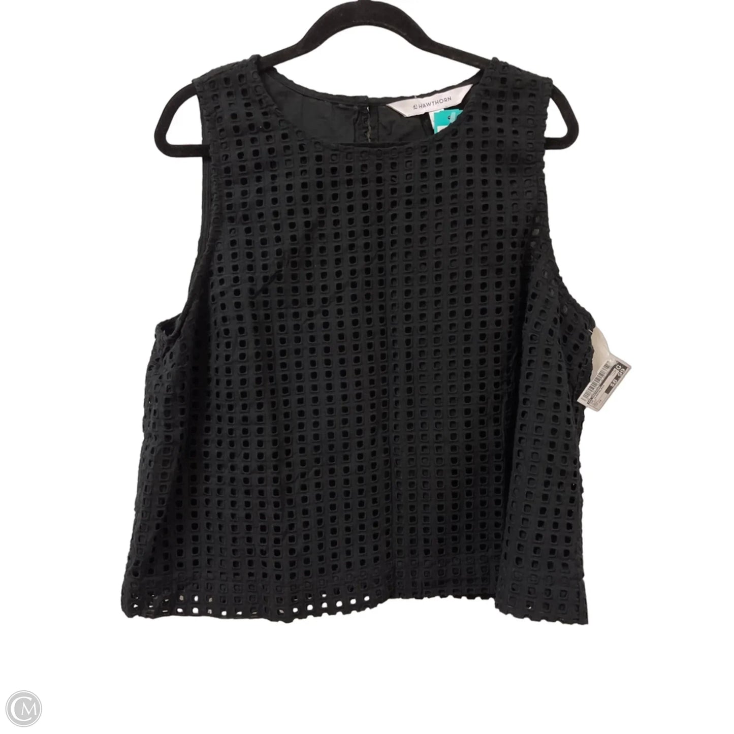 Top Sleeveless By 41 Hawthorn In Black, Size: 1x