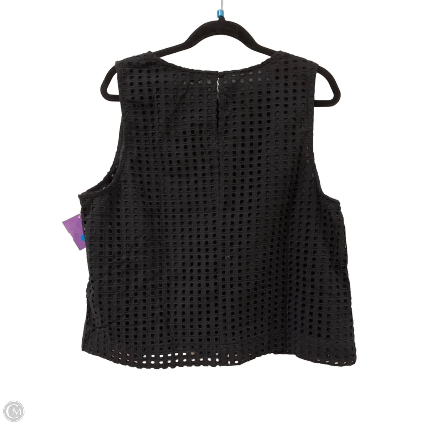 Top Sleeveless By 41 Hawthorn In Black, Size: 1x