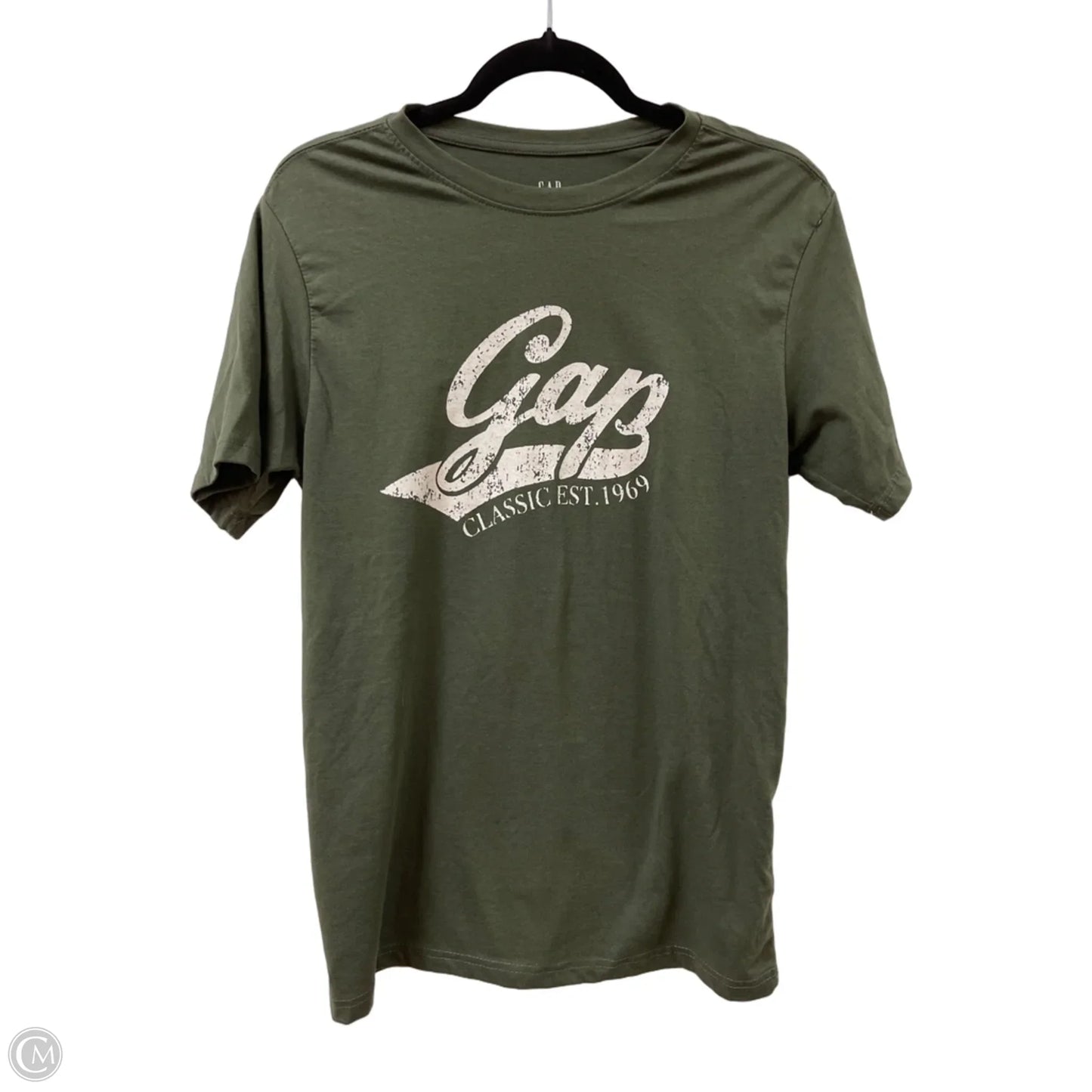 Top Short Sleeve By Gap In Green, Size: S
