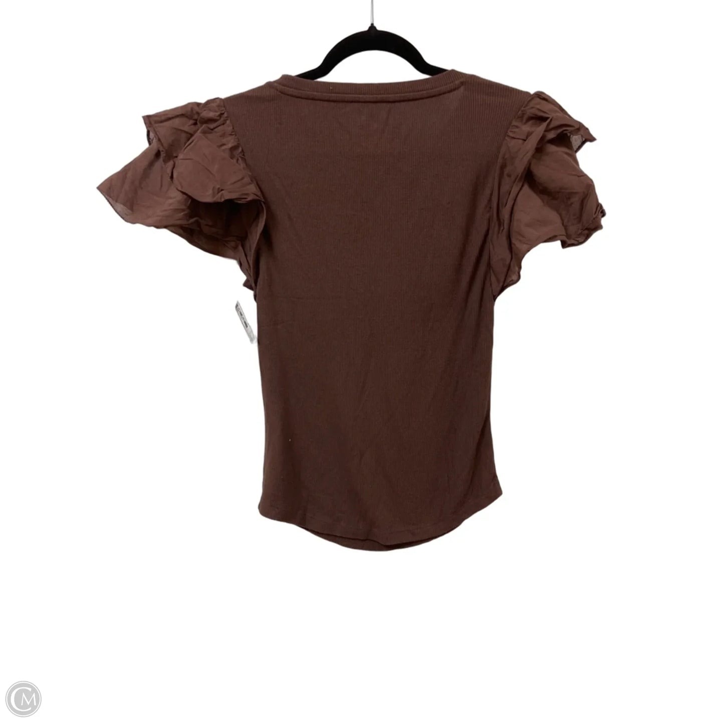 Top Short Sleeve By Gap In Brown, Size: S