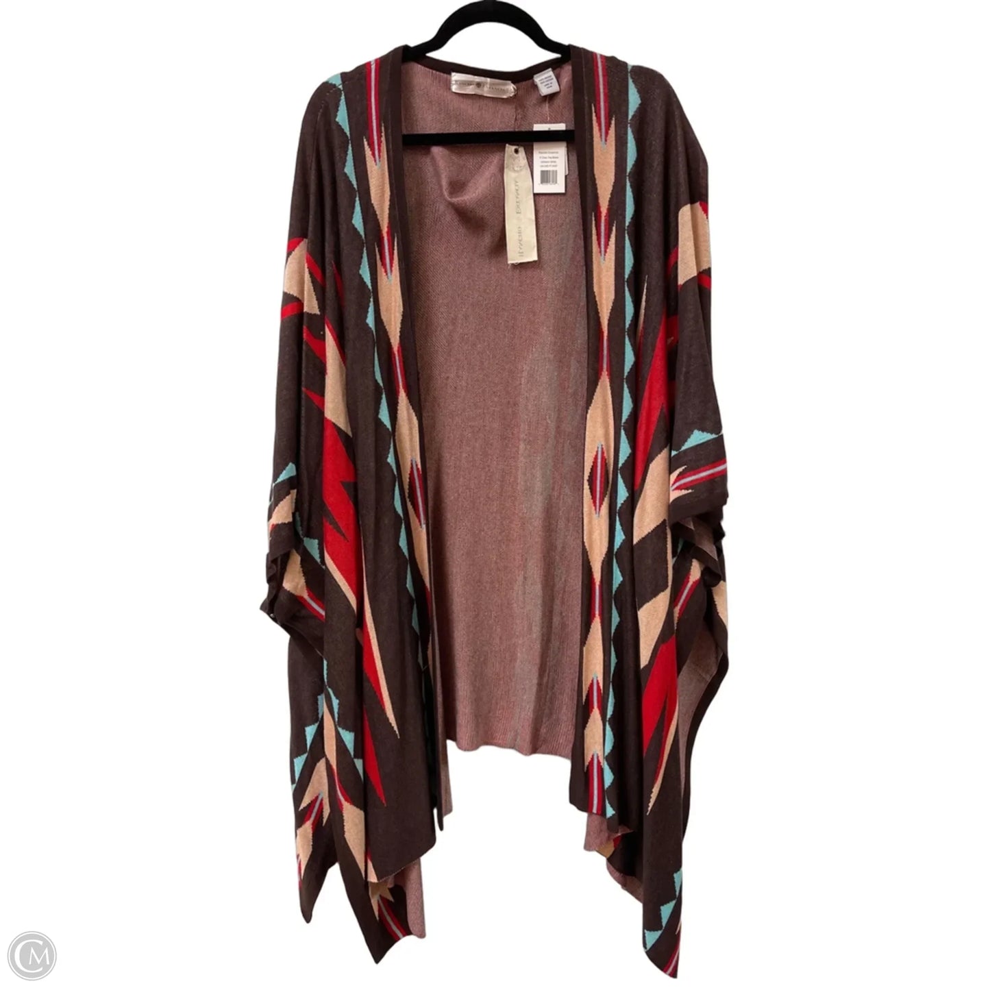 Sweater Cardigan By Cma In Brown, Size: Osfm