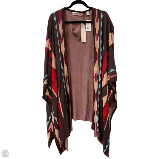 Sweater Cardigan By Cma In Brown, Size: Osfm