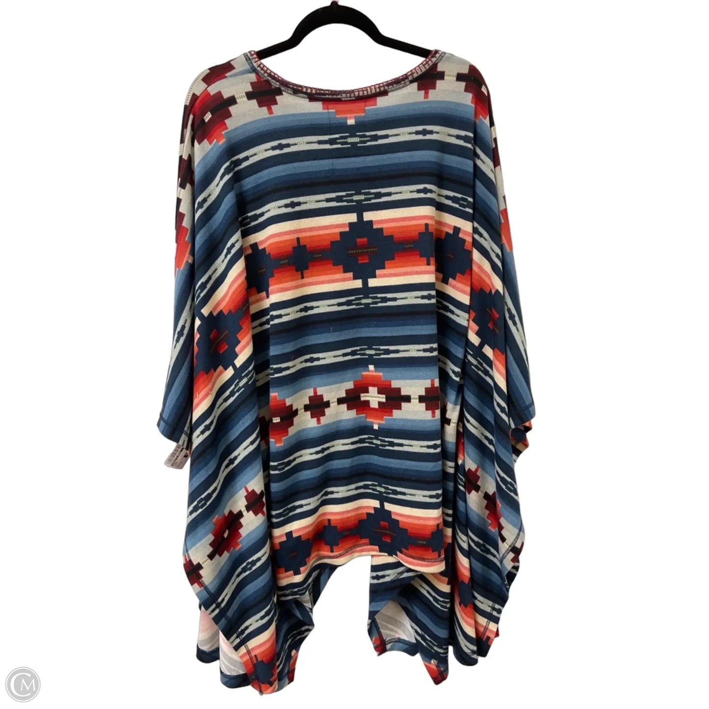 Shawl By Double D Ranch In Blue, Size: 1x