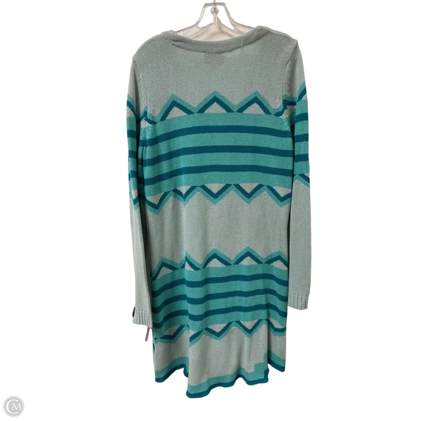 Sweater Cardigan By Cma In Blue, Size: L
