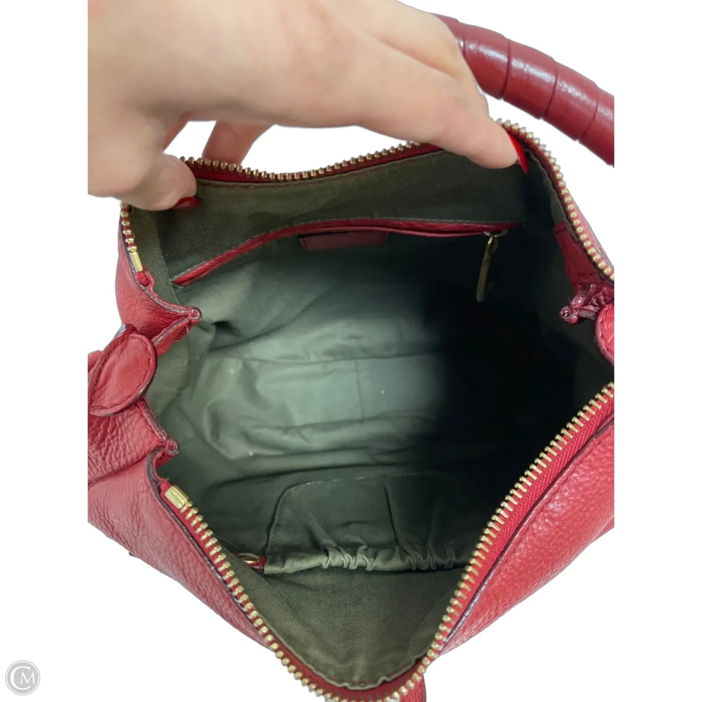 Handbag Luxury Designer By Chloe, Size: Large