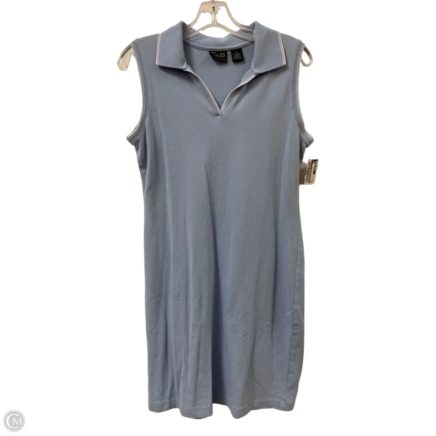 Dress Casual Midi By Croft And Barrow In Blue, Size: S