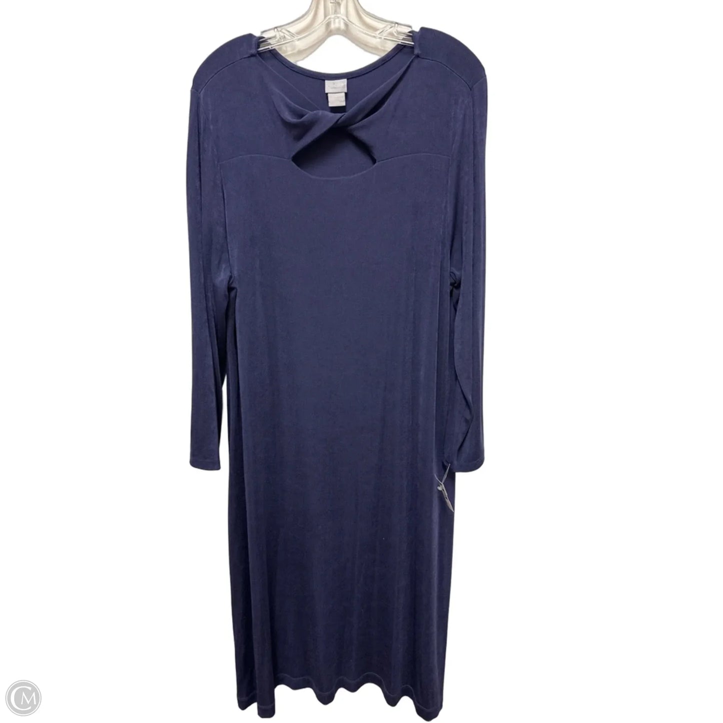 Dress Casual Maxi By Chicos In Purple, Size: 2x