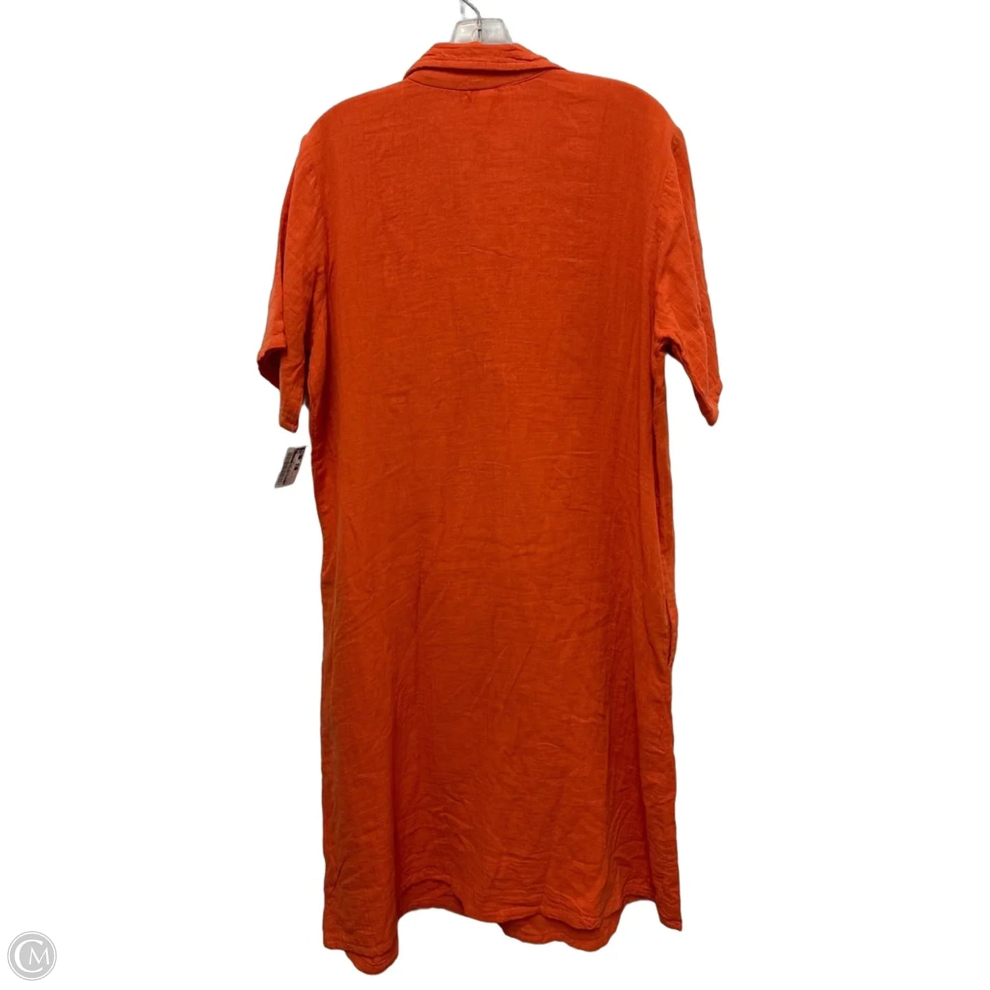 Dress Casual Maxi By Clothes Mentor In Orange, Size: 1x